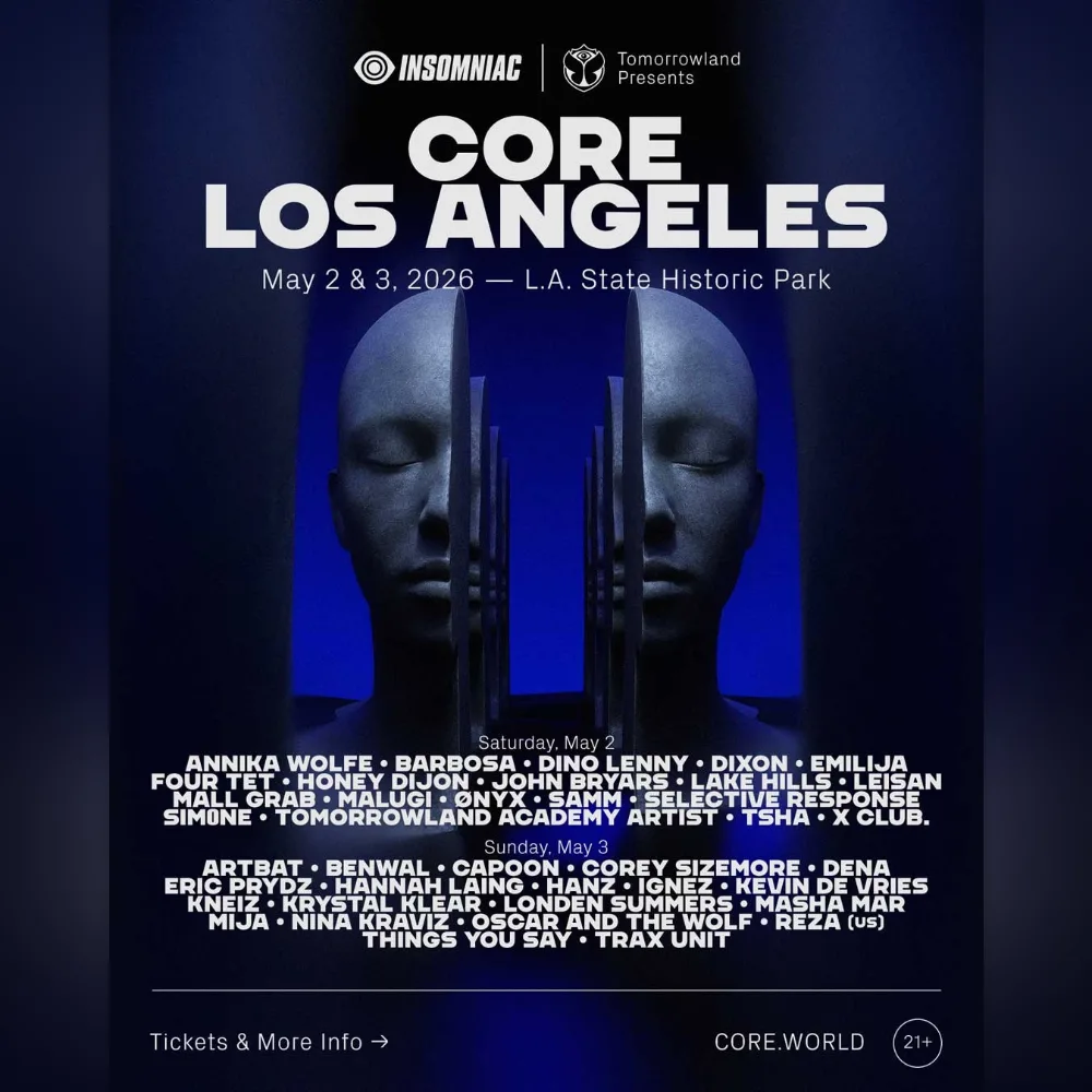 Tomorrowland Presents - CORE – Los Angeles – May 3 | Edmtrain