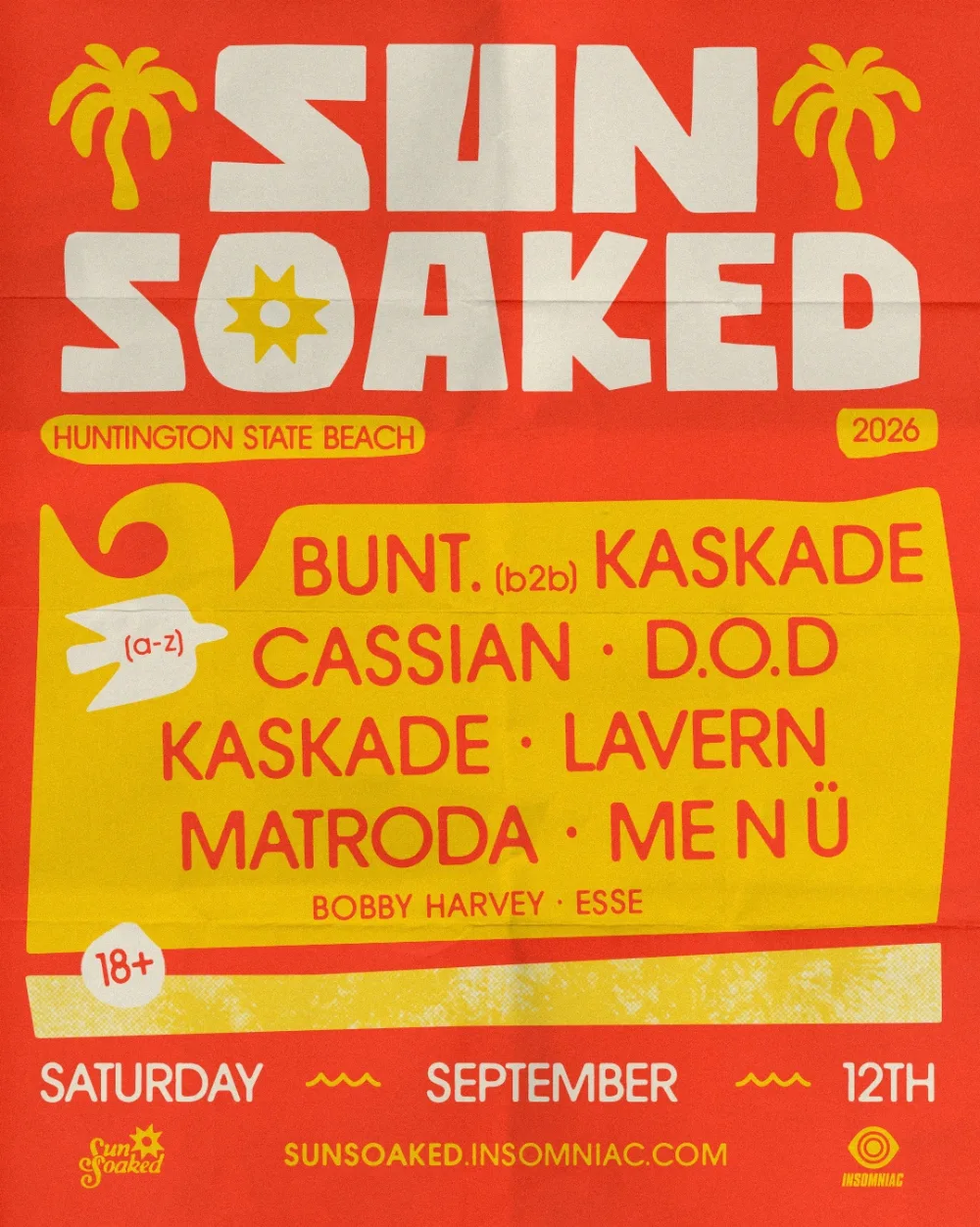 Sun Soaked — event flyer