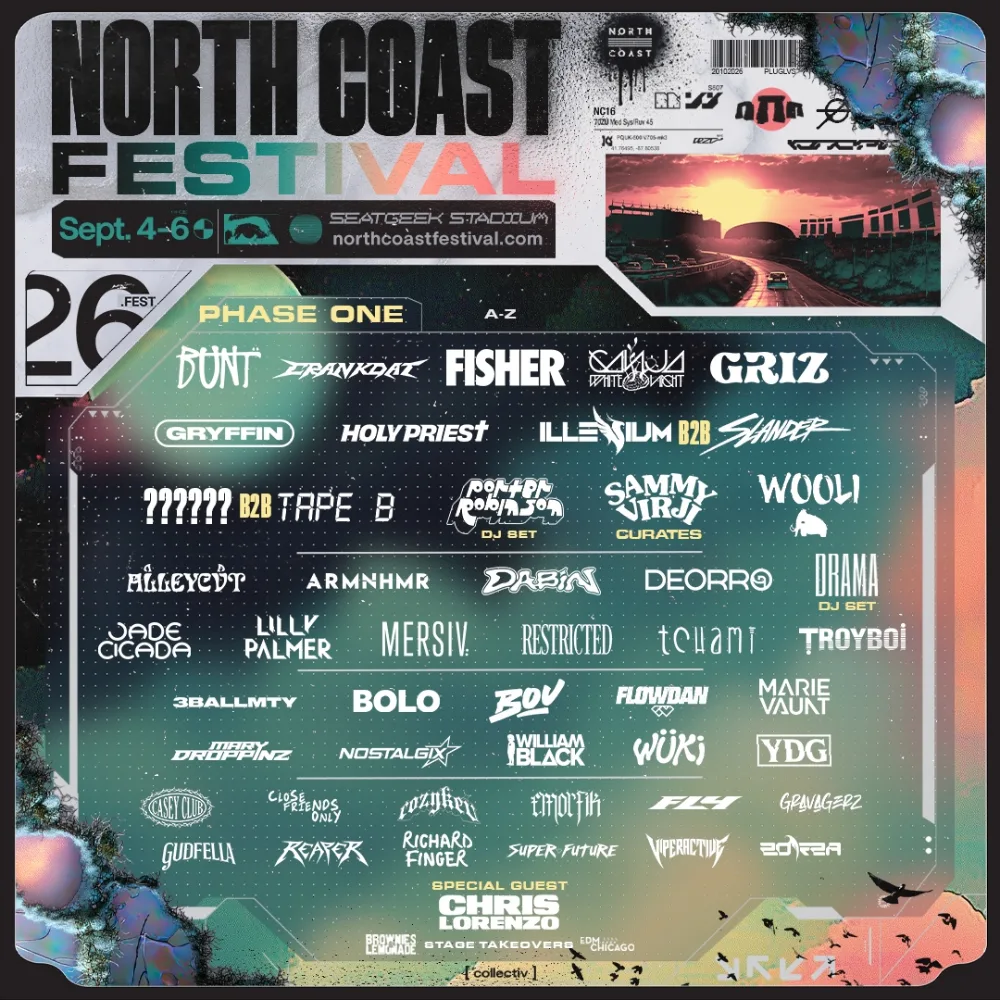 North Coast Music Festival — event flyer