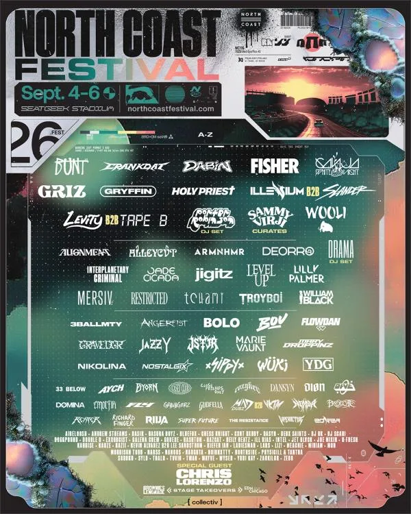 Ganja White Night, Gryffin, BUNT., SLANDER, Crankdat, Holy Priest, Fisher, Sammy Virji, GRiZ, Tape B, Porter Robinson, Wooli, ILLENIUM, Levity, Deorro, Mersiv, 3BallMTY, BOLO, Flowdan, Bou, Mary Droppinz, Nostalgix, William Black, Close Friends Only, Wuki, Emorfik, Casey Club, Richard Finger, ALLEYCVT, ARMNHMR, Lilly Palmer, Tchami, TroyBoi, Cozy Kev, Gudfella, REAPER, Super Future