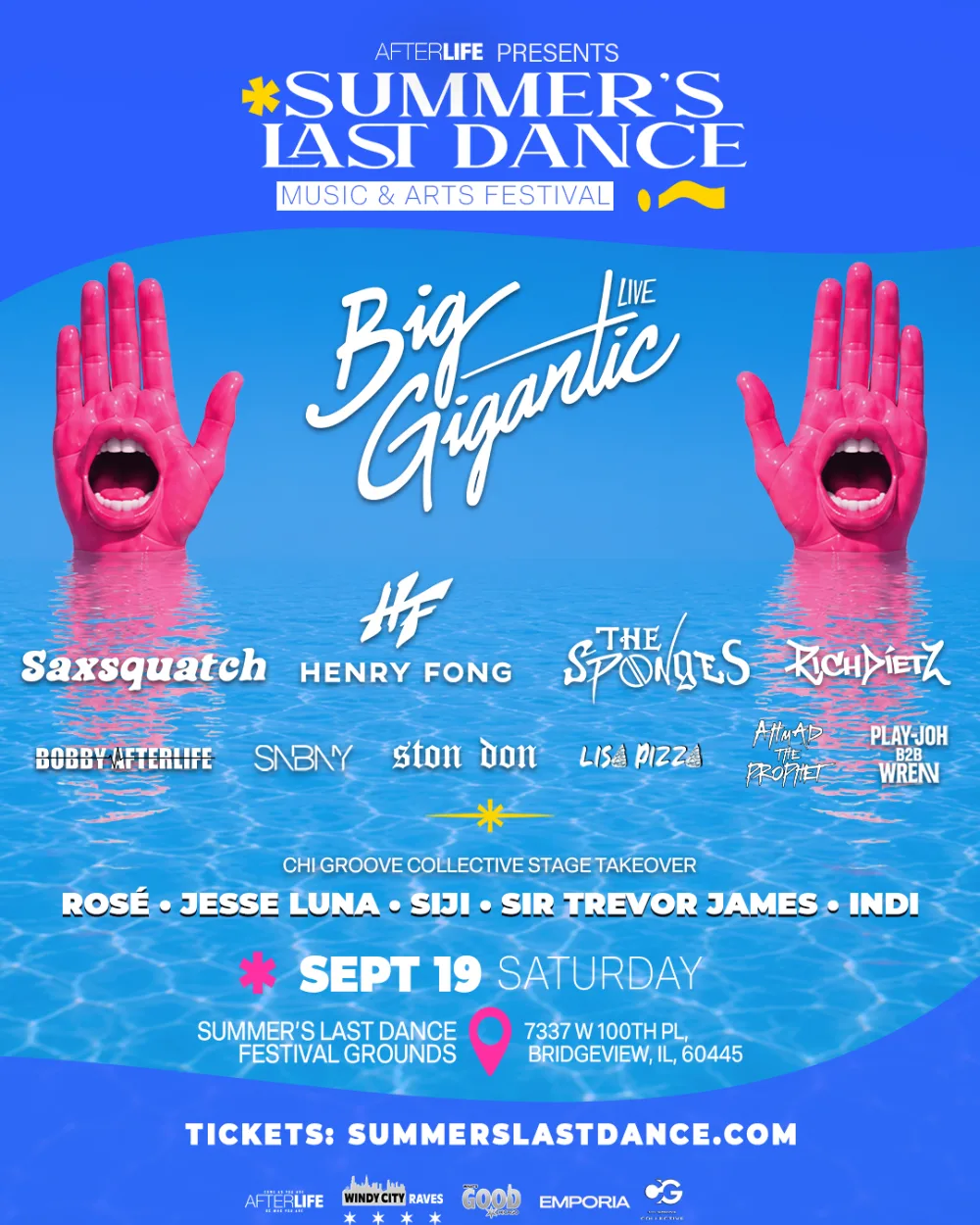 Summers Last Dance — event flyer