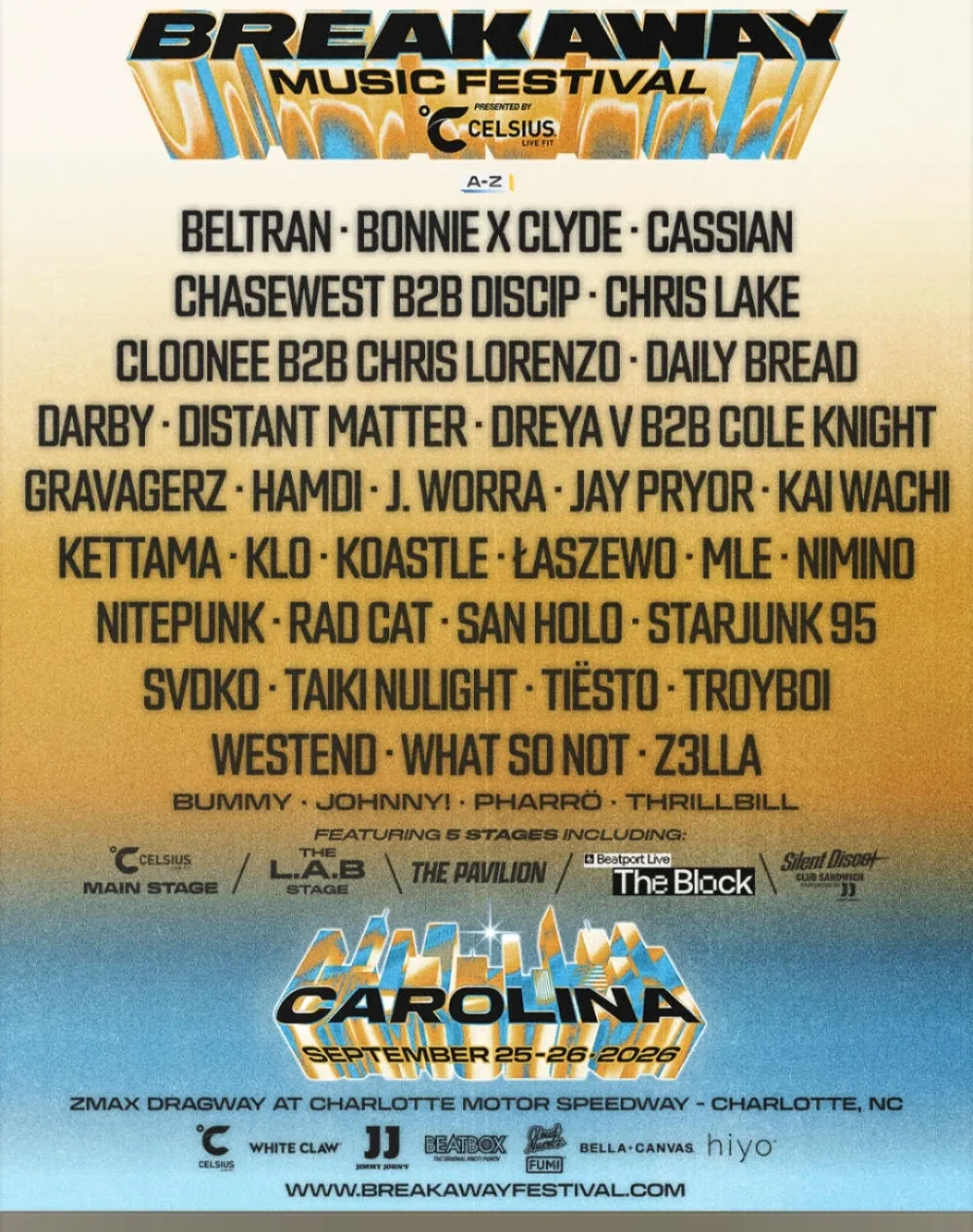Breakaway Carolina — event flyer