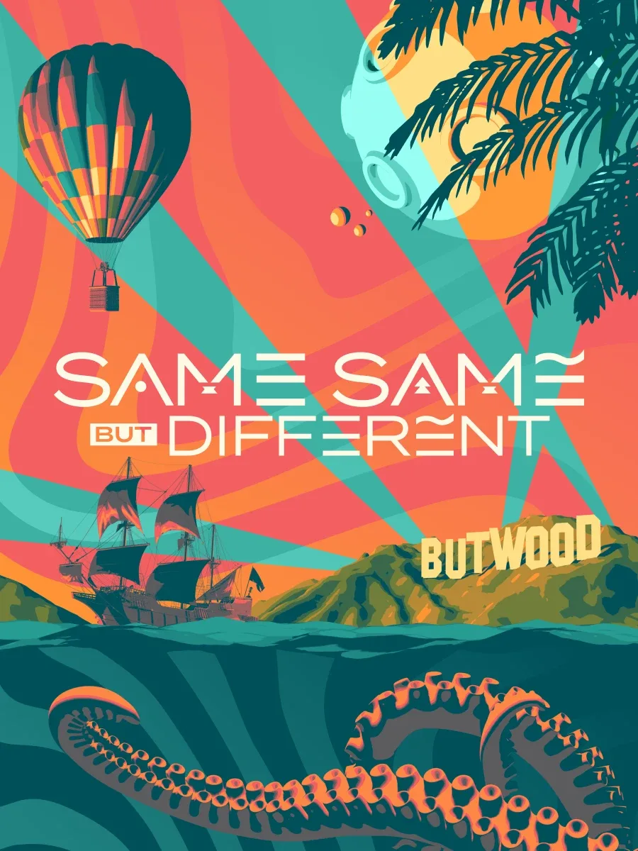 Same Same But Different — event flyer