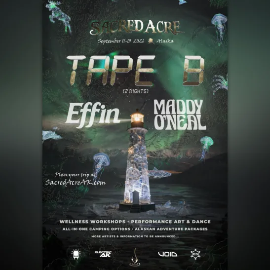 Sacred Acre — event flyer