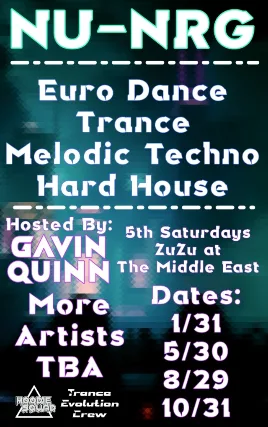 Nu-Nrg — event flyer