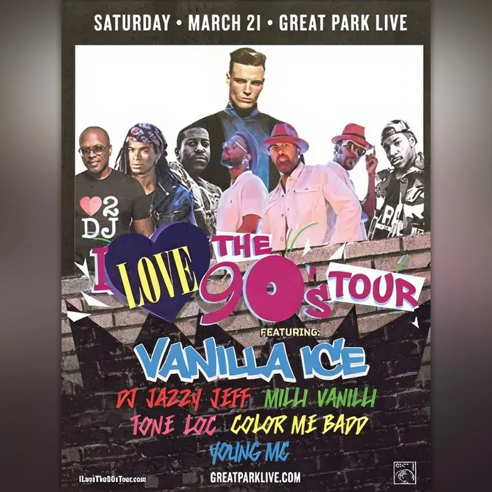I Love The 90's Tour, Vanilla Ice – Irvine – Mar 21 | Edmtrain