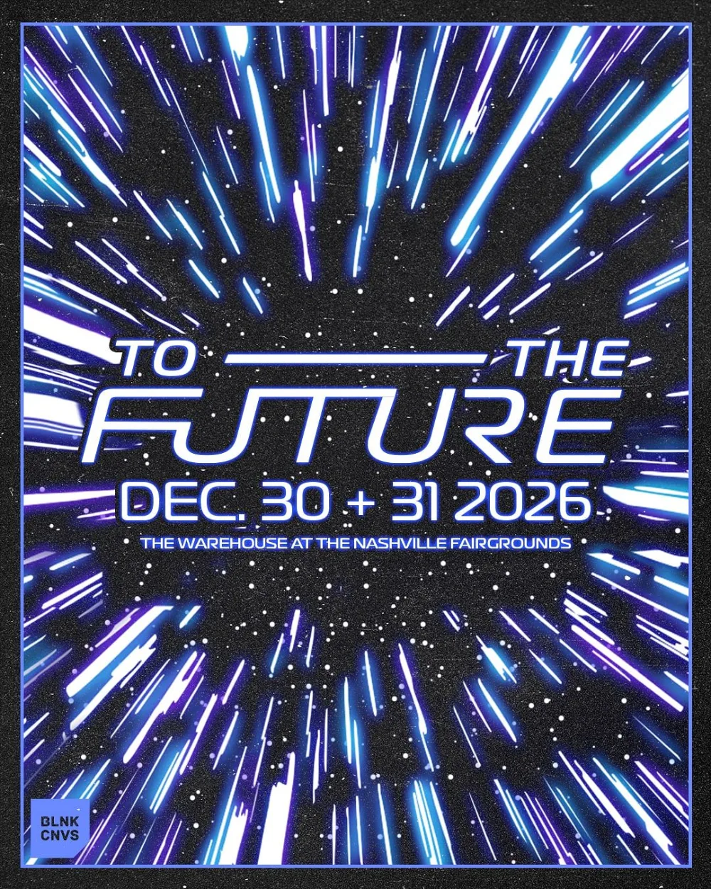To The Future NYE — event flyer