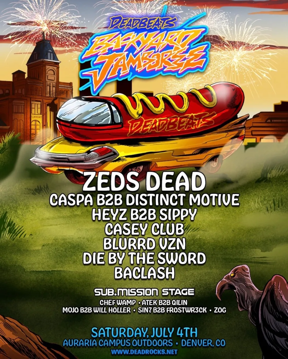 Deadbeats Jamboree, Zeds Dead – Denver – Jul 4 | Edmtrain Deadbeats Jamboree, Zeds Dead – Denver – Jul 4 | Edmtrain