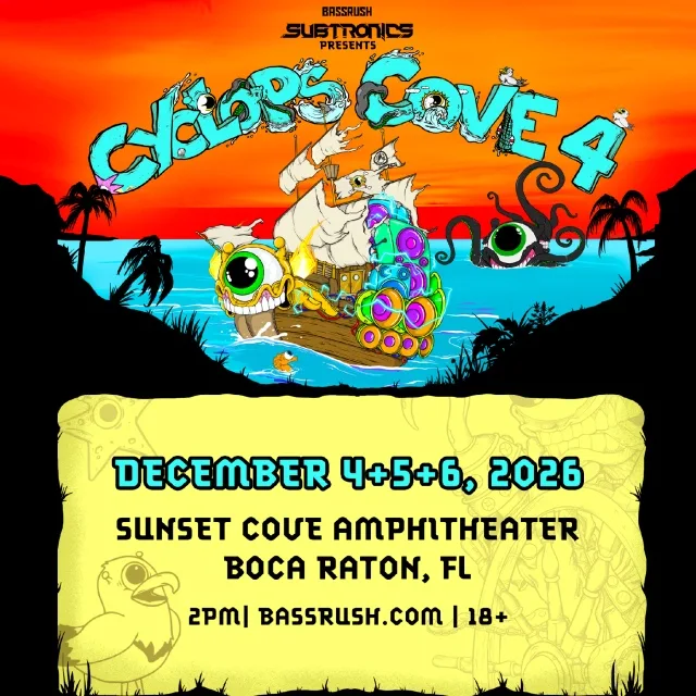 Cyclops Cove 4 — event flyer