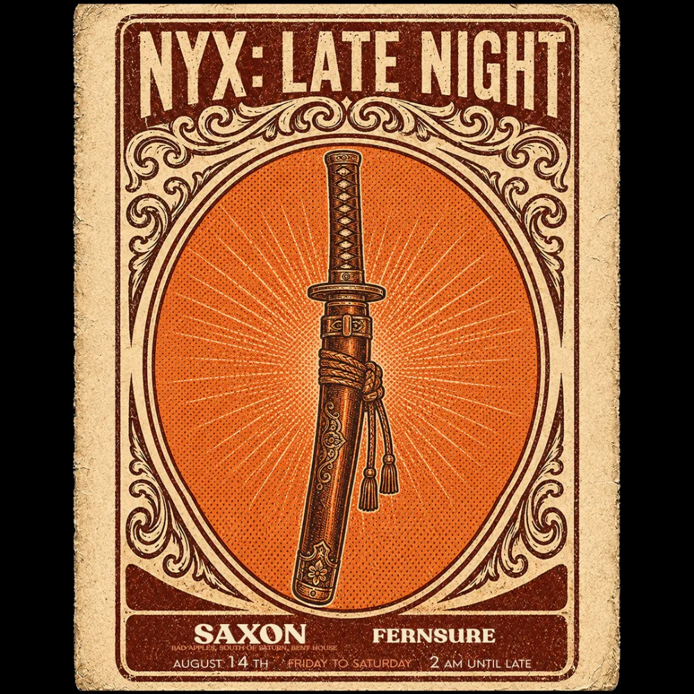 NYX - LATE NIGHT CLUBBING #066 (FRIDAY) w/ — event flyer