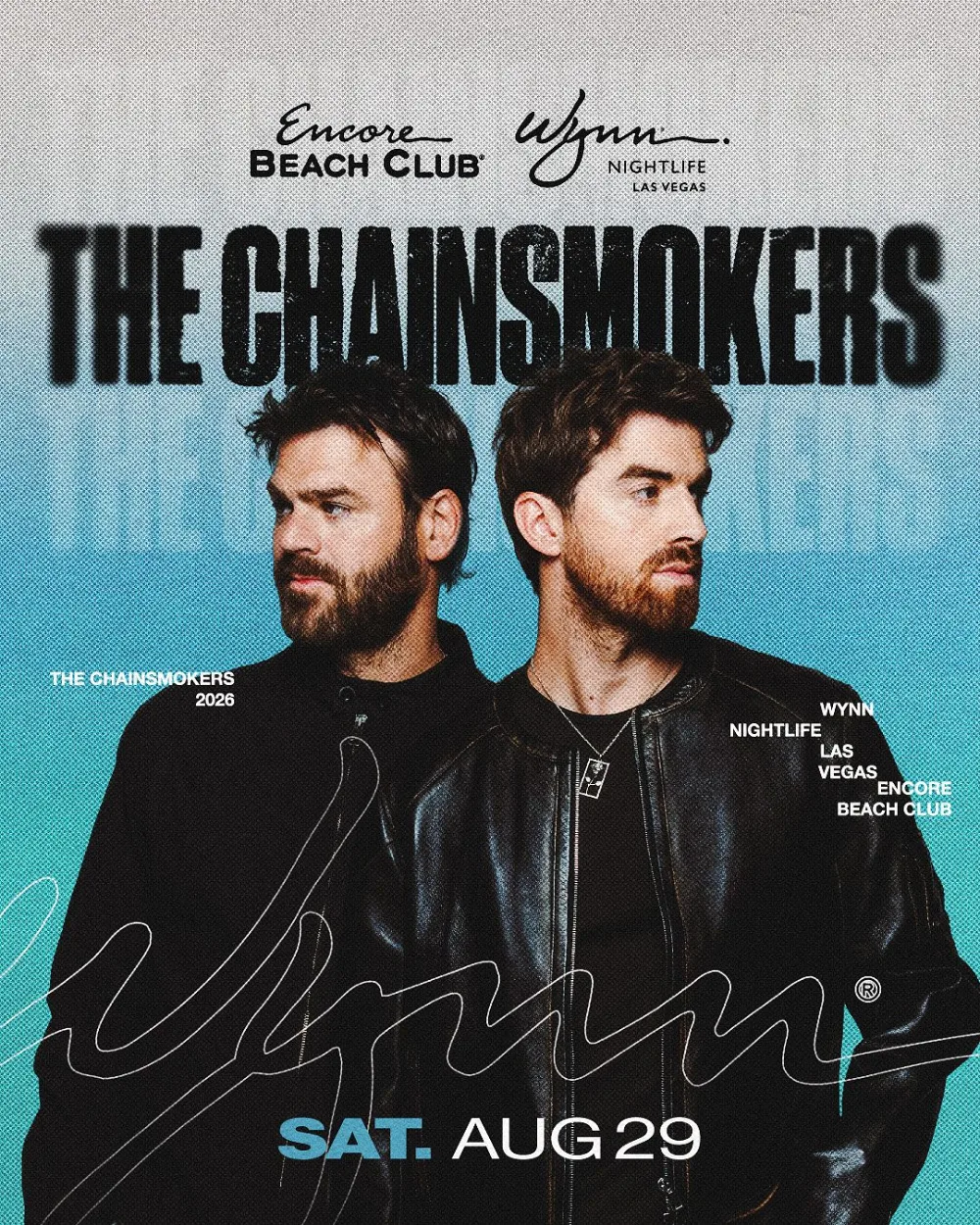 The Chainsmokers — event flyer