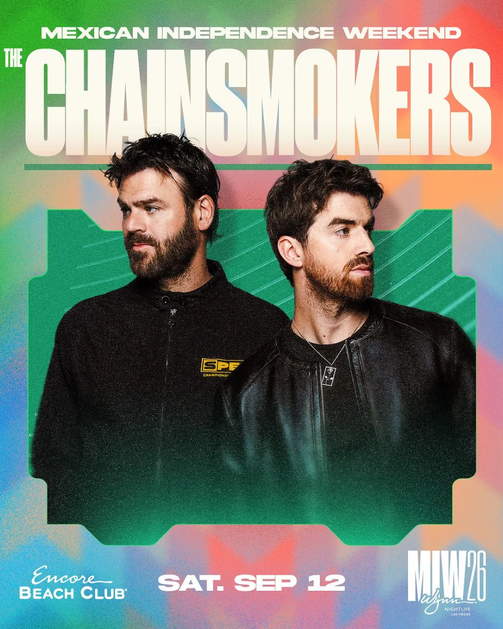 The Chainsmokers — event flyer