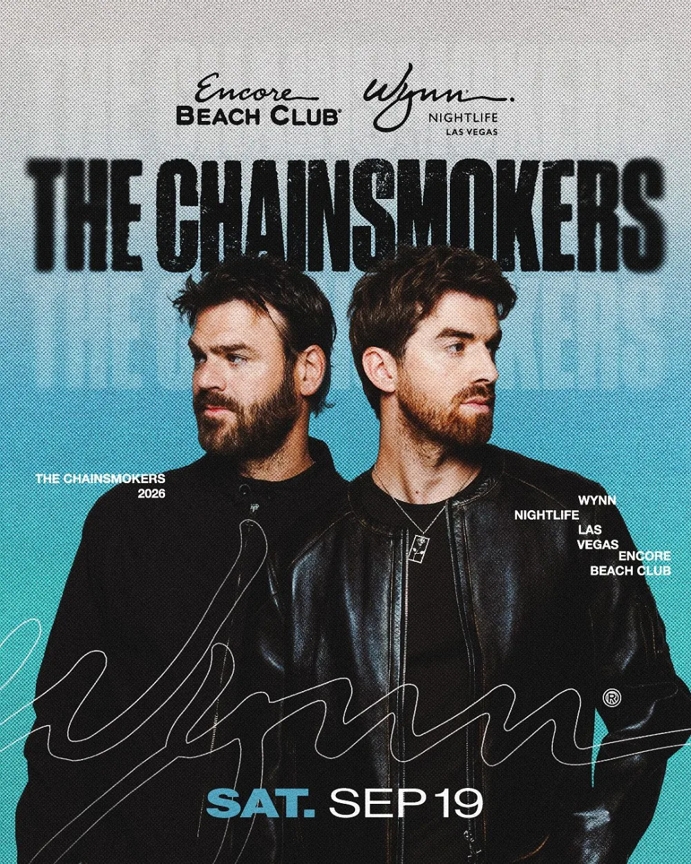 The Chainsmokers — event flyer