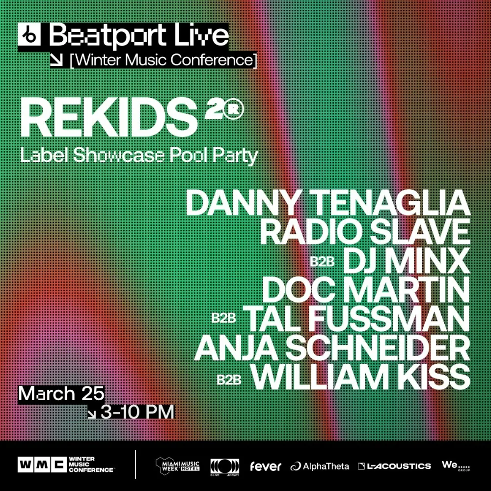 Beatport Live Pool Party x 20 Years Rekids, Danny Tenaglia – Miami