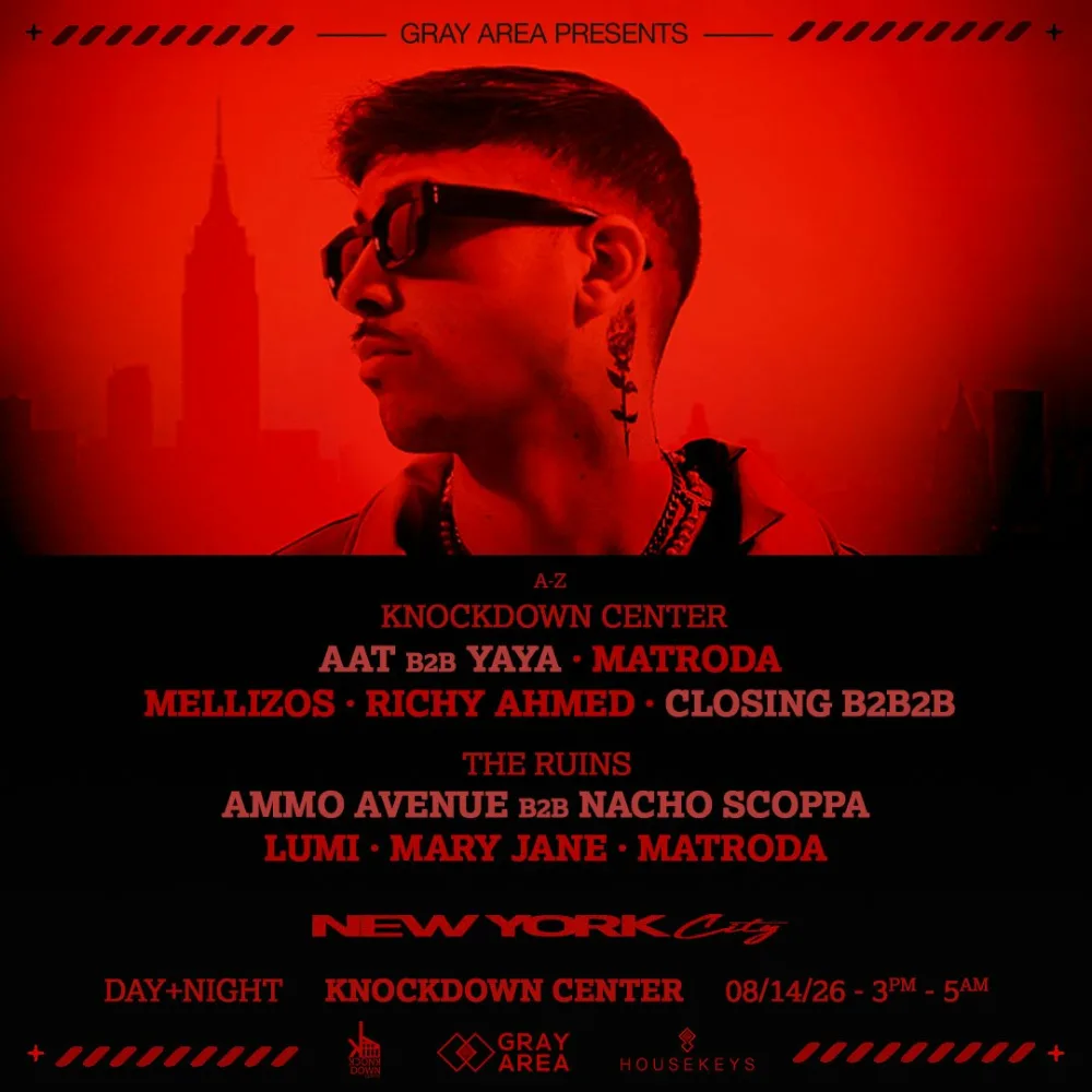Matroda, Richy Ahmed, Nacho Scoppa, Ammo Avenue, Yaya, Mary Jane, Mellizos — event flyer