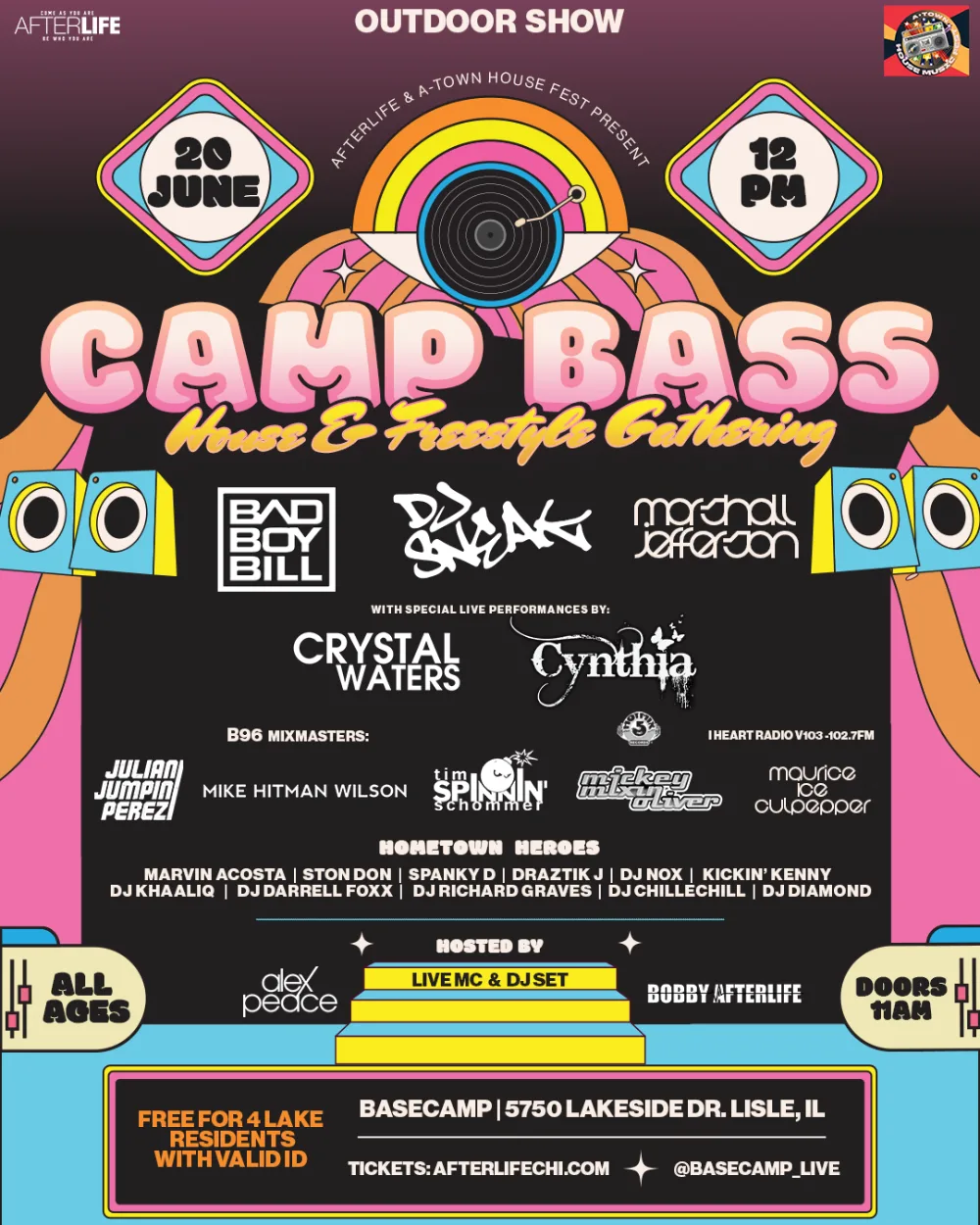 Crystal Waters, Alex Peace, Marvin Acosta, Mike Hitman Wilson, Bobby Afterlife, Julian Jumpin Perez, DJ Sneak, Bad Boy Bill, Cynthia, Marshall Jefferson