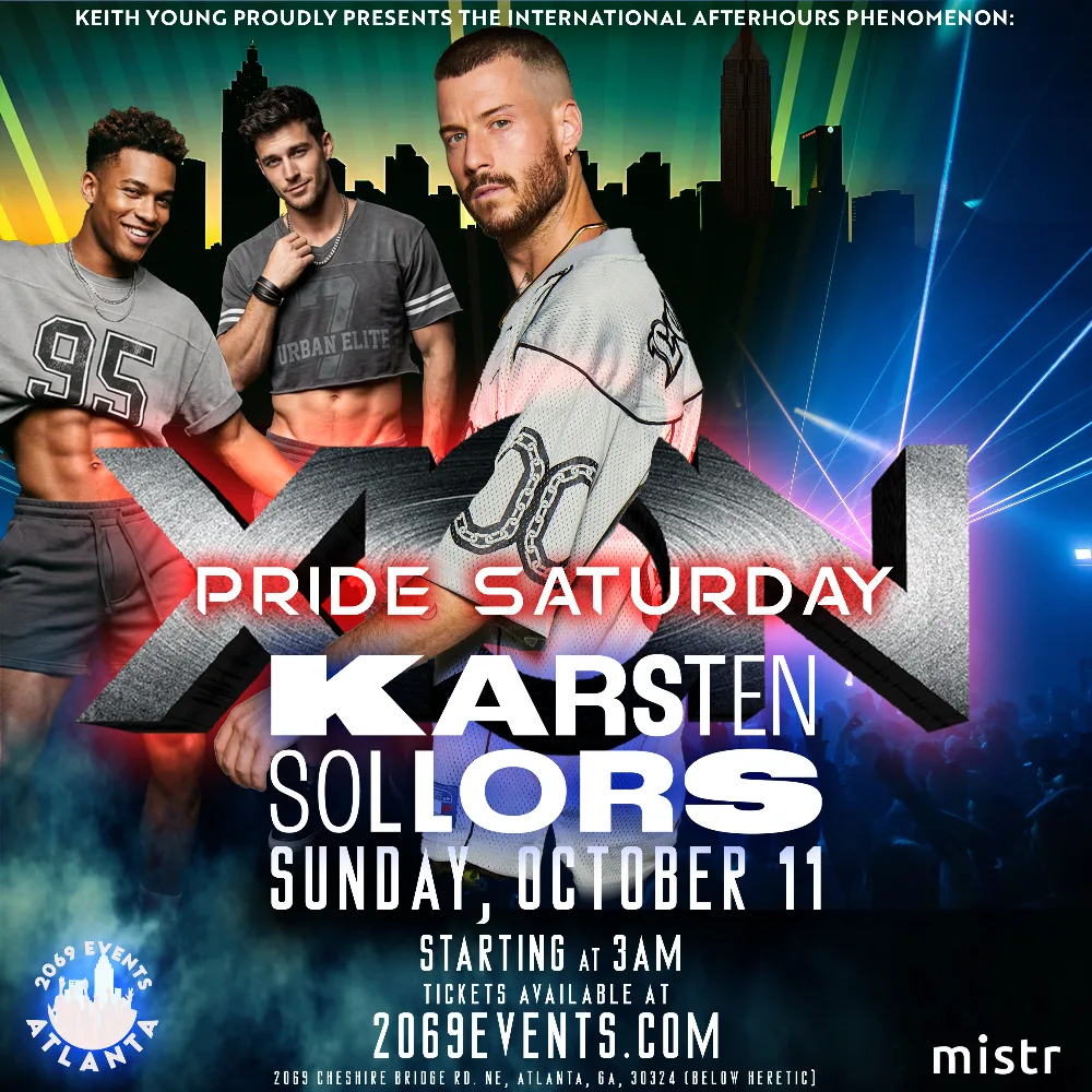 XION Pride Saturday — event flyer
