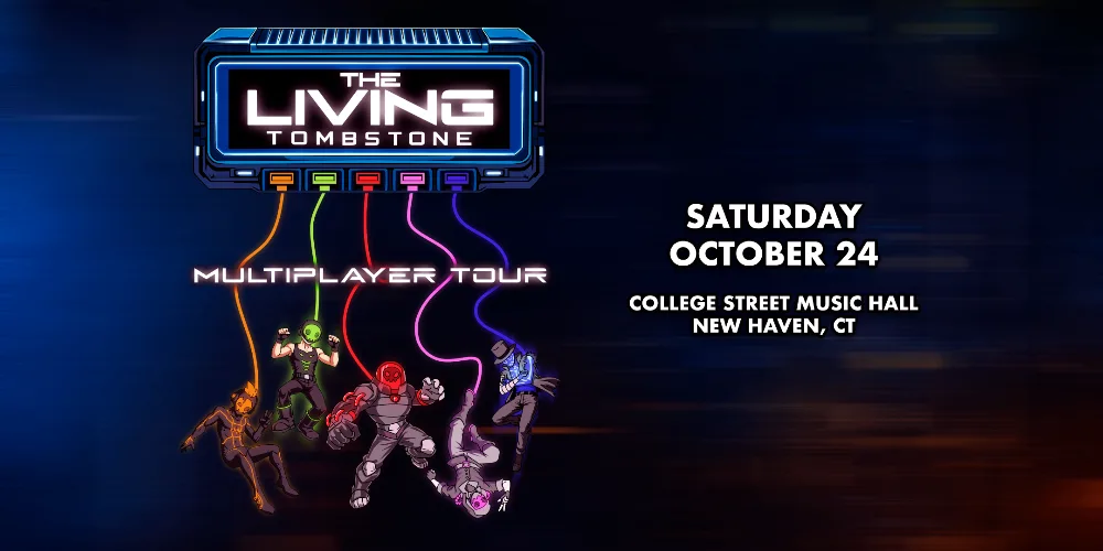 The Living Tombstone — event flyer