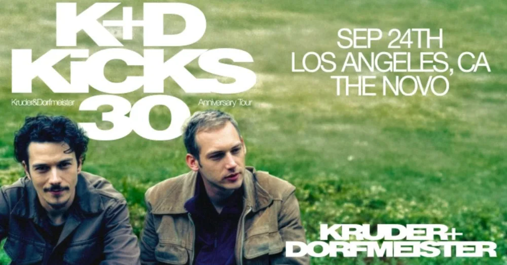 Kruder & Dorfmeister — event flyer