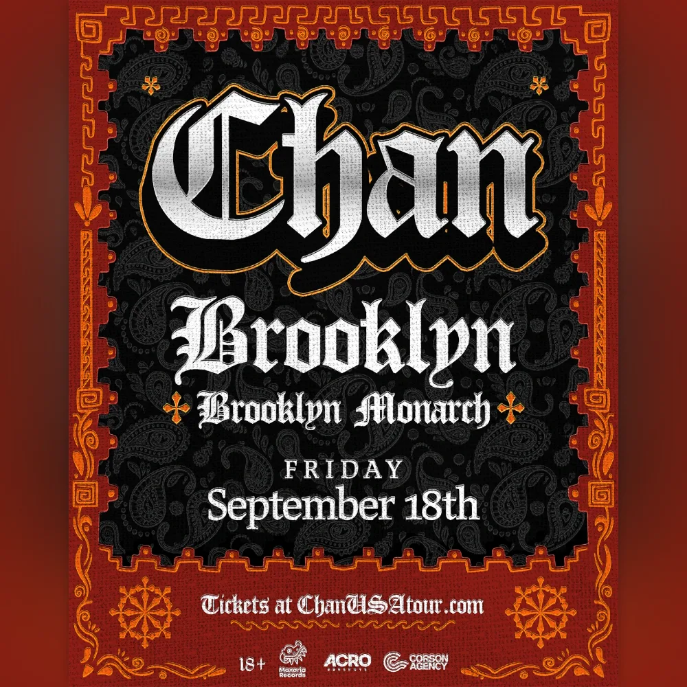 CHAN USA TOUR — event flyer