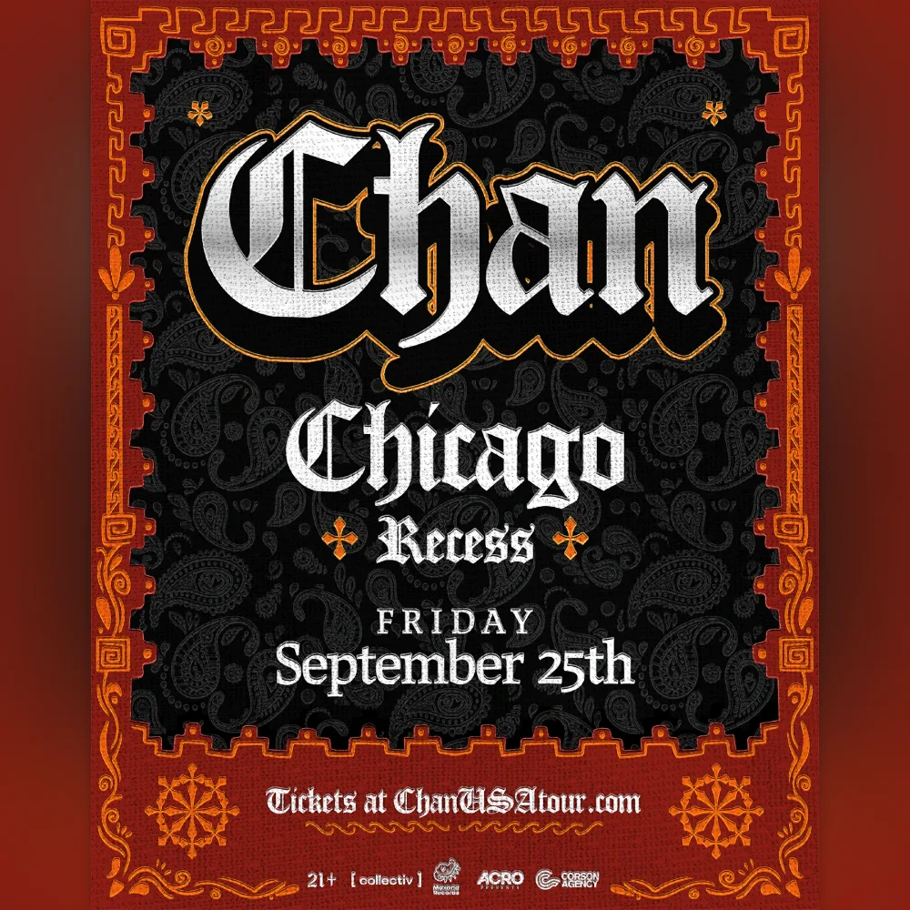 CHAN USA TOUR — event flyer