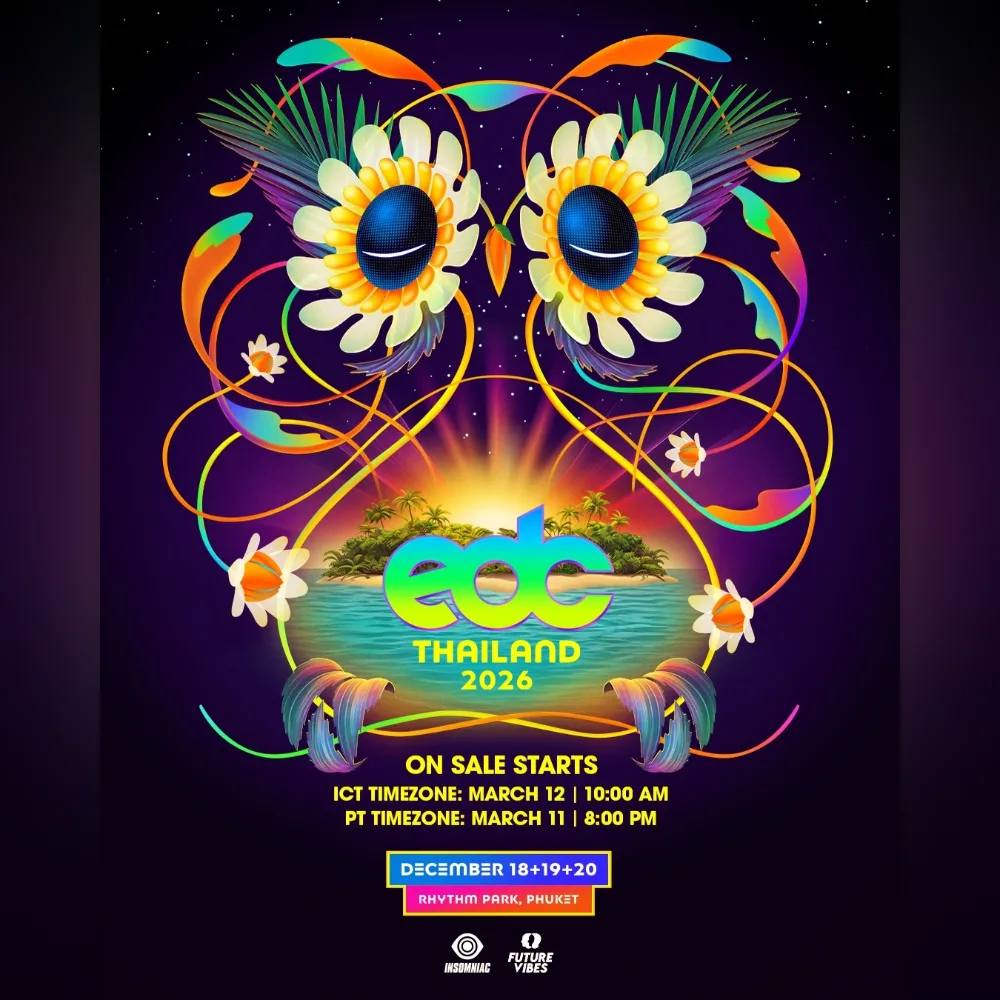 Electric Daisy Carnival Thailand (EDC) — event flyer