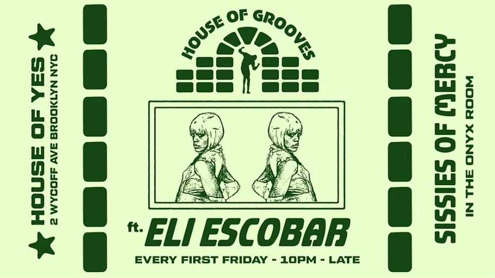 House of Grooves — event flyer