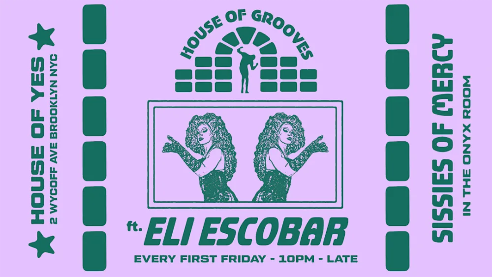 House of Grooves — event flyer