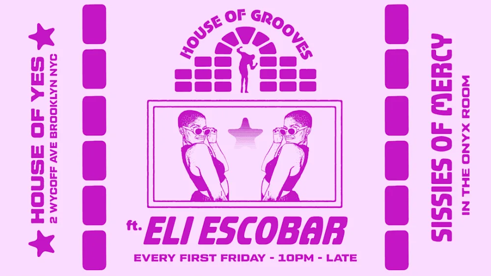 House of Grooves — event flyer