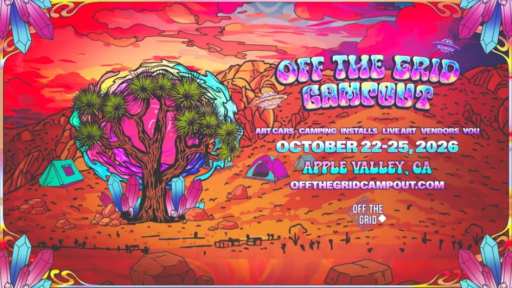 Off The Grid Campout — event flyer