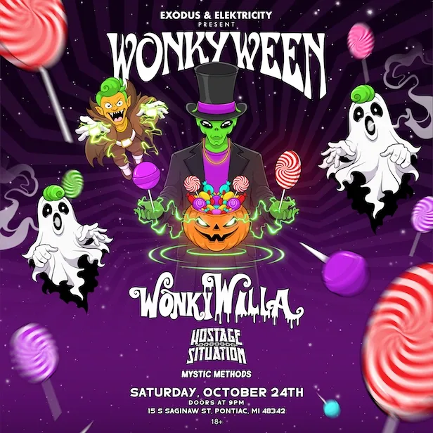 Wonkyween — event flyer