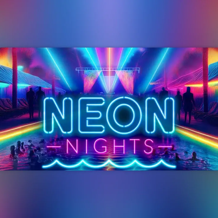 Neon Nights — event flyer