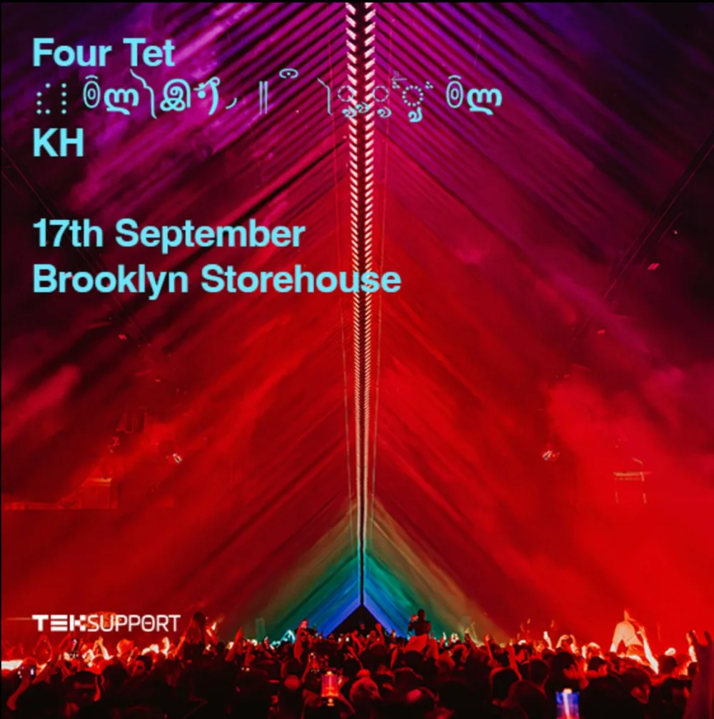 Teksupport — event flyer