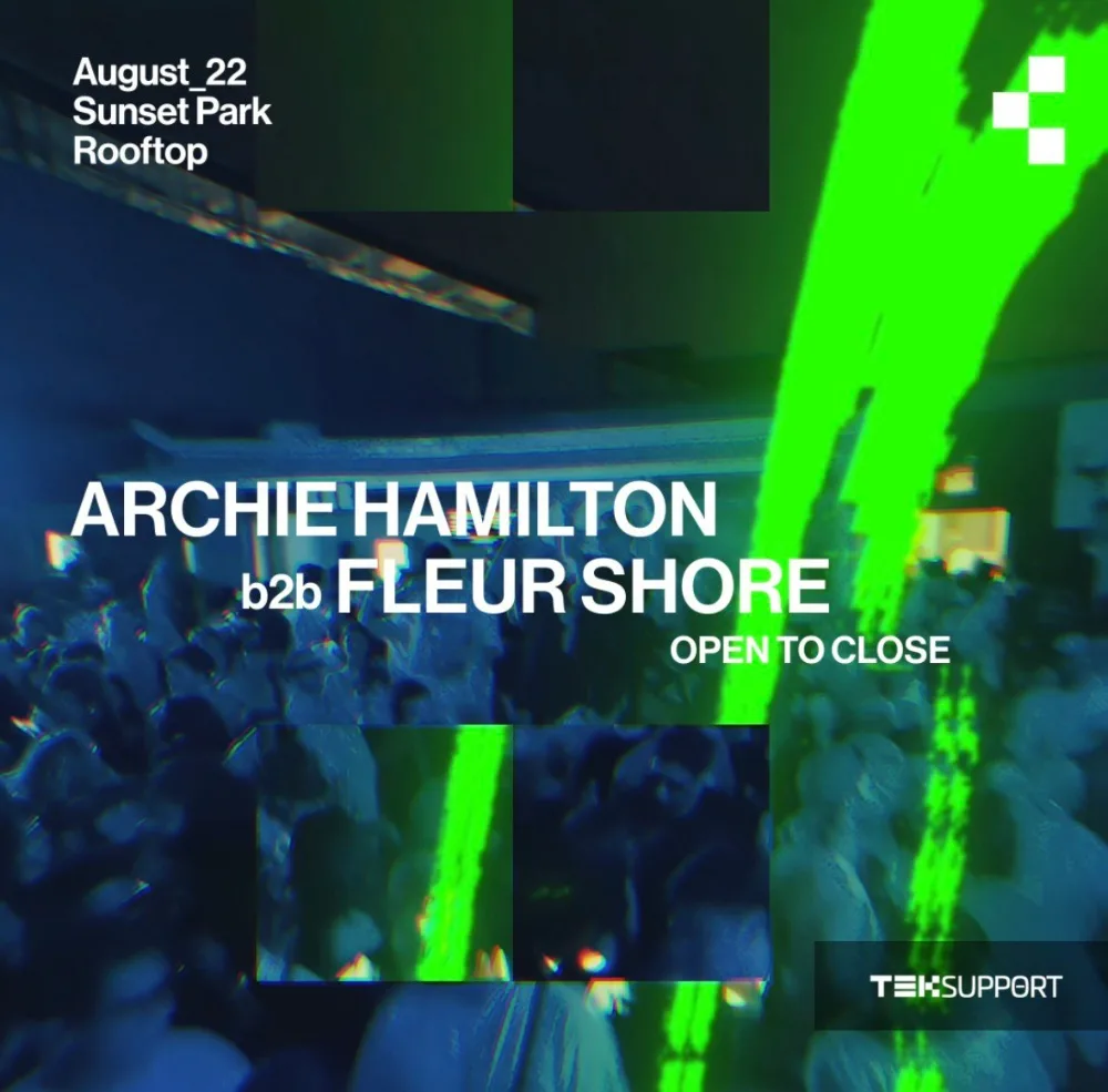 Teksupport — event flyer
