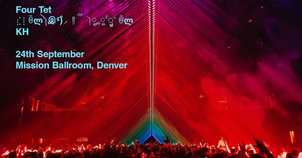 Four Tet — event flyer