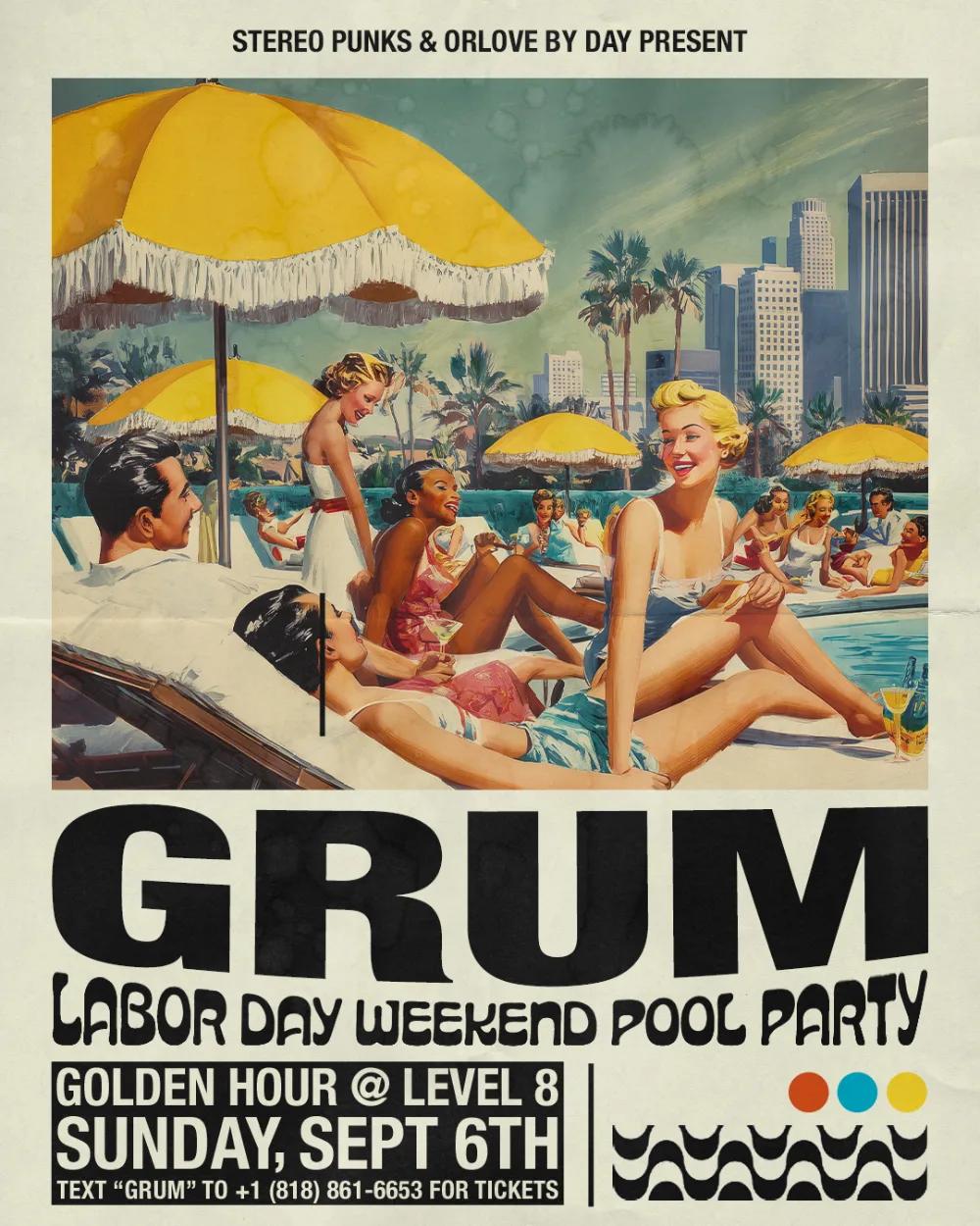 Labor Day Weekend Pool Party — event flyer