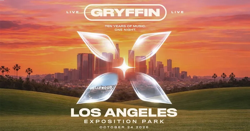Gryffin, Lost Frequencies, Daniel Allan — event flyer