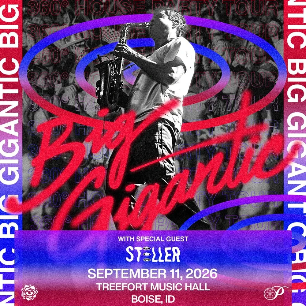 Big Gigantic, Steller — event flyer