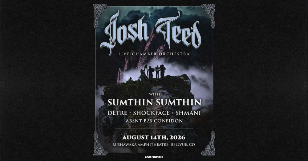 Josh Teed, sumthin sumthin, Dêtre, Shöckface, shmani, absnt — event flyer