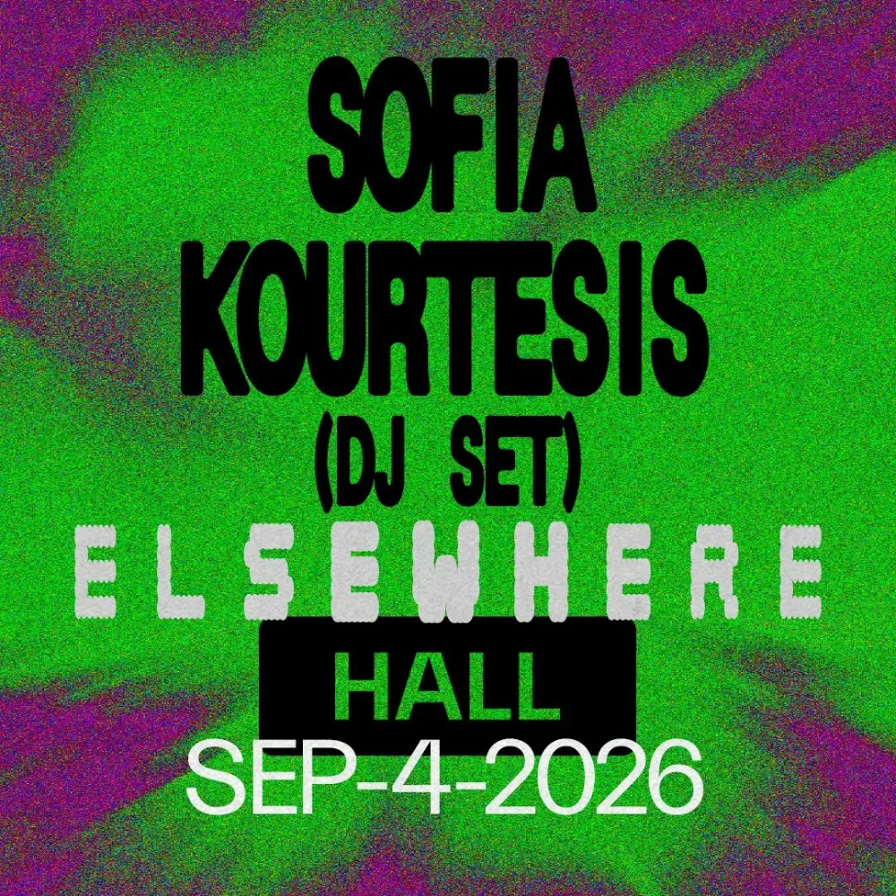 Sofia Kourtesis — event flyer