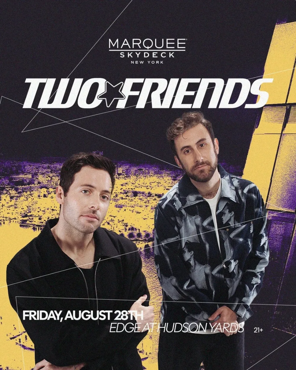 Two Friends — event flyer