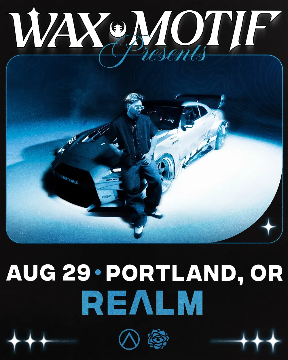 Wax Motif — event flyer
