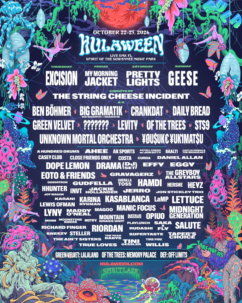Suwannee Hulaween — event flyer
