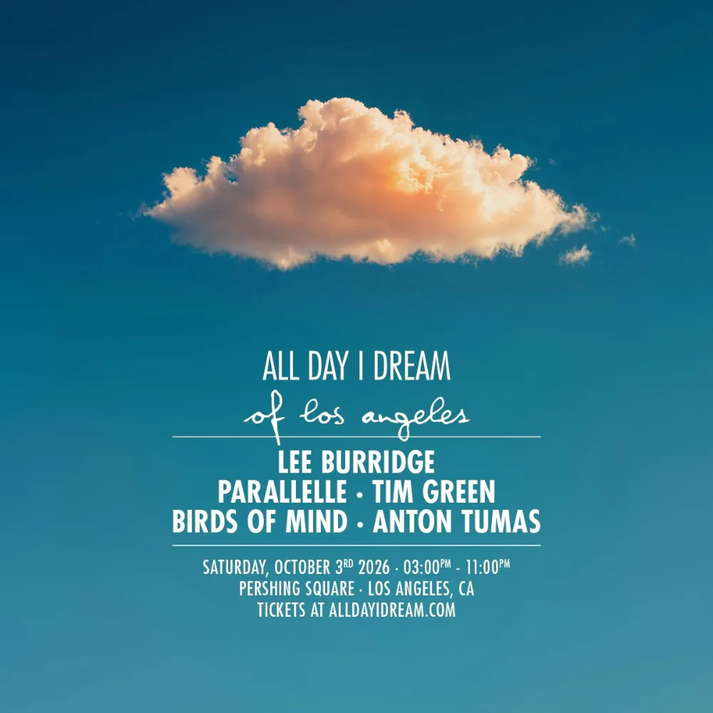 Lee Burridge — event flyer