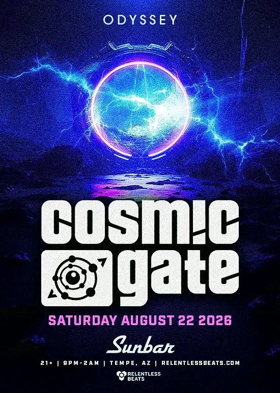 Cosmic Gate — event flyer