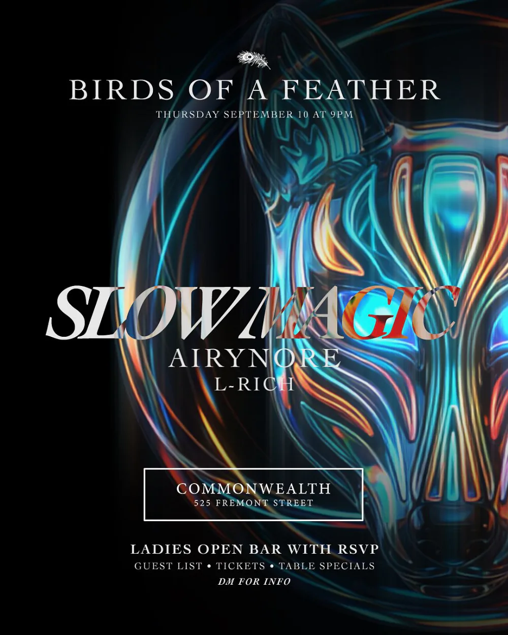 Slow Magic — event flyer
