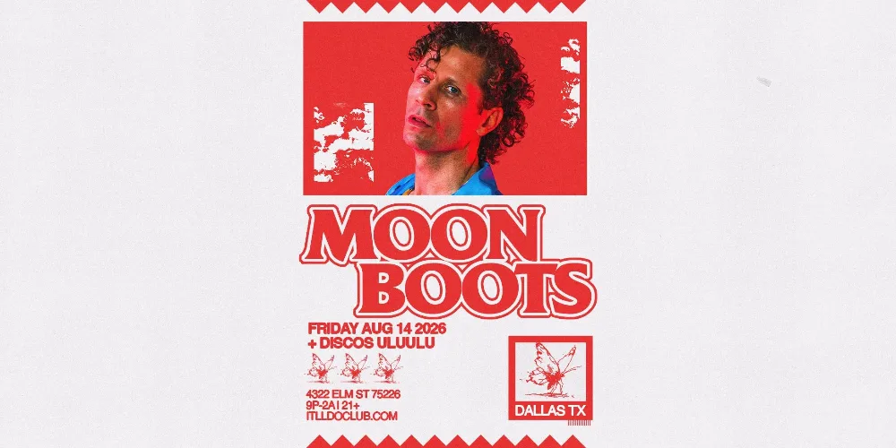 Moon Boots — event flyer