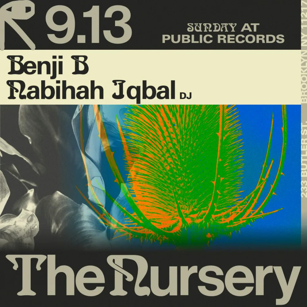Benji B, Nabihah Iqbal — event flyer