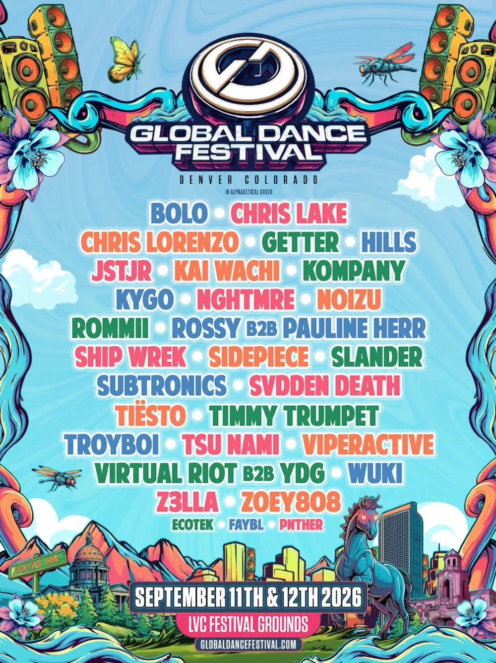 Global Dance Festival — event flyer