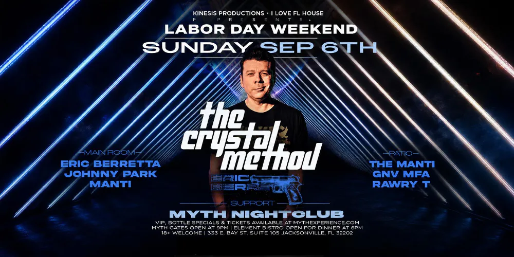 The Crystal Method, TBA — event flyer